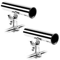 Fishing Rod Holder for Boat ,Stainless Steel 316 Rail Mount Clamp Fishing Rod Holders Marine Grade 360 Degree Adjustable Fishing Rod Holder - size: For 7/8" Rail, style: Middle Clamp