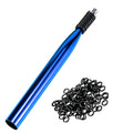 Wacky Rigging Tool, Fishing Bait Rigs, Wacky Rig Ring Tool with 70PCS Worm O-Rings, Wacky Worm Kit for Senko Neko Finesse Stick Soft Baits - color: Navy Blue