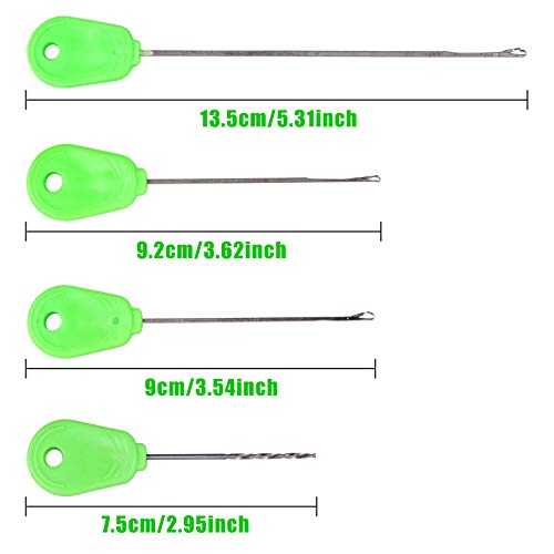 Carp Fishing Bait Rig Tool Kit Baiting Rigging Needle Swinger Driller Fishing Scissors Boilie Stops Stopper Carp Fishing Tackle Kit