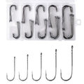 Alwonder Worm Fishing Hooks Straight Shank Baitholder Hooks for Bass Fishing Heavy Cover Bait Holder Design Freshwater Flipping Punching Pitching Texas Drop Shot Neko Rig #1#1/0#2/0#3/0#4/0