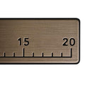 20" EVA Foam Fish Ruler with Peel & Stick Backing for Boats, Kayaks, Coolers, or Personal watercraft, Easy to Read 6mm Thick, Milled Fish Measuring Board (Teak) - color: Teak