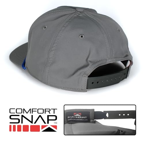 Paramount Outdoors Fly Fishing Hat Series Comfort Snap Snapback Cap for Men - color: Steamer Rodeo