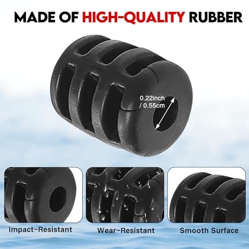 EUPHENG Retractable Line Cutter - color: Black Terminal Kit(W/Composite Materials Snaps)