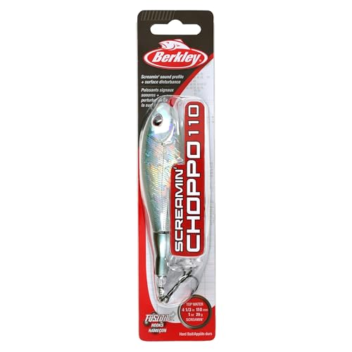 Berkley Screamin' Choppo - color: Foil Shad, size: 4.3 in - 1 oz