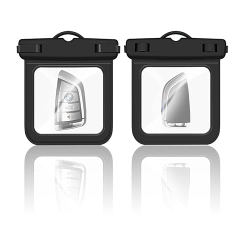2 Pcs Small Waterproof Pouch, Submersible Waterproof Wallet for Swimming Surfing Fishing, Waterproof Card Holder for Fishing License ID Credit Card Cash