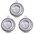 Disc Sinkers Fishing Weights, Coin Sinkers Weights Saltwater Surf Fishing Weights Catfishing Gear Tackle 8oz 6oz 5oz 4oz 3oz 2oz 1oz - style: 8oz-3pack