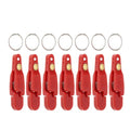 Line Clip Snap Weight Release Clip for Offshore Fishing Planer Board Kite Heavy Tension Snap Release Clip Downriggers Outrigger Release Clips - style: 7pcs Red
