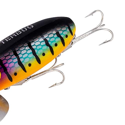 Arbogast Jitterbug Topwater Bass Fishing Lure - Excellent for Night Fishing - color: Perch, size: 2 1/2" 3/8 oz
