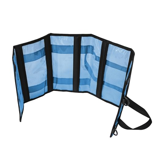 Lure Bag 6 Pocket PVC Protective Cover Durable Fishing Bag Trolling Lure Tackle Box - size: Medium