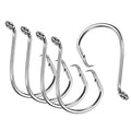 PATIKIL Fishing Circle Hooks, Carbon Steel Offset Hook with Barbs for Freshwater Saltwater - size: 31mm/1.22"
