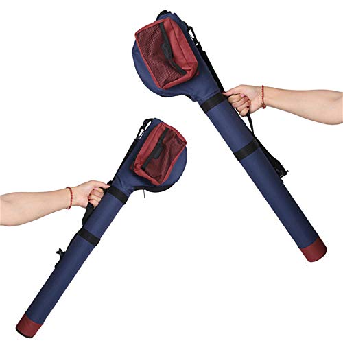 M MAXIMUMCATCH Maxcatch Fly Fishing Rod Case with Reel Pouch, Complete Rod Protection Bag, Single and Dual Rod Tube with Shoulder Strap - style: Single Rod Case--for 9' 4sec Fly Rod