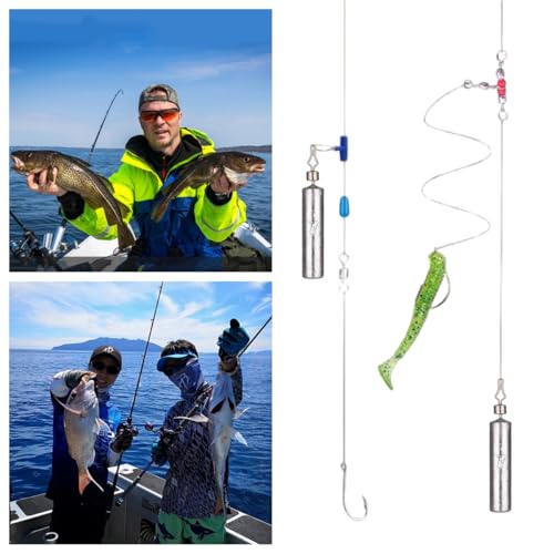 50Pcs Fishing Weights Sinkers Drop Shot Weights Pencil Skinny Sinkers with Barrel Swivel Casting Sinkers Catfishing Sinkers Lead Weights Sinkers for Saltwater Freshwater Fishing-(3.5-10g) - size: 1/4oz(7g)-40 Pack