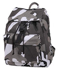 Rothco Canvas Daypack – Heavy-Duty Cotton Canvas Backpack for Hiking, Camping, Traveling, and Daily Use – 34L Capacity - color: City Camo