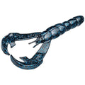 Strike King Rattlin' Rage Craw Soft Bait Fishing Lure, 4", Glass Rattle Chamber - color: Black/Blue, size: 4"