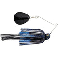 Strike King Tour Grade Night Spinnerbait, Bass Fishing Lure, Black and Blue, 1/2-Ounce, 1 Count (Pack of 6)