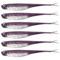 QualyQualy Soft Swimbait Fishing Lures 5PCS 6PCS Jerk Shad Minnow Drop Shot Lure Bass Bait Shad Lure Soft Jerkbait for Bass Trout Pike Walleye Crappie 2.95'' 3.93'' 4.72'' - color: A-3#, size: 2.95" - 6Pcs