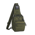 FAMI Outdoor Tactical Bag Backpack, Military Sport Bag Pack Sling Shoulder Backpack Tactical Satchel for Every Day Carry (Army Green) - color: Army Green