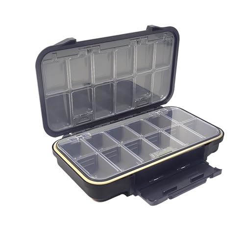 Aventik Waterproof Fly Box Two Sided Easy Grip Foam Light Weight Fishing Tackle Box Large Capacity(H027) - size: H027:7.71"x4.18"x1.66"