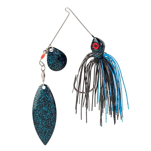 Strike King Red Eyed Special Fishing Lure, Spinnerbait - color: Black & Blue, size: 3/8oz