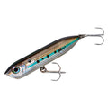 Heddon Chug'N Spook Popper Topwater Fishing Lure for Saltwater and Freshwater - color: Silver Mullet, size: Chug'N Spook Jr (1/2 oz)