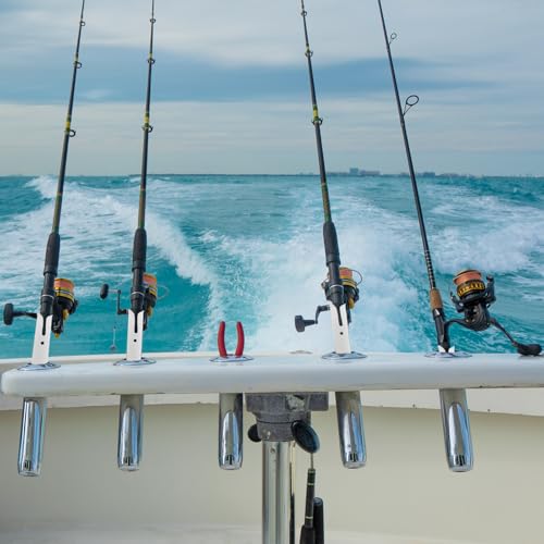 Litoexpe Fishing Rod Holder Bracket Wall Mounted - size: White