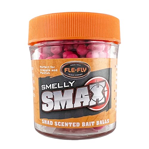 Smell Smax Scented Bait Balls/Eggs for Trout, Panfish, Salmon and More - color: Pink