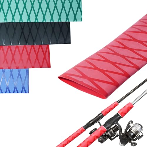 Heat Shrink tubing, Long 3.2 ft, Big Size 15-45mm, Insulation Non-Slip Waterproof (Red, 25mm) - color: Red, size: 25