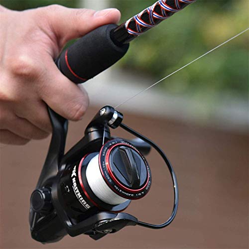 KastKing Brutus Spinning Reel, Freshwater Spinning Fishing Reels, Graphite Frame, CNC Aluminum Spool, 5.2:1 Gear Ratio, 4+1 Ball Bearings - style: 5000