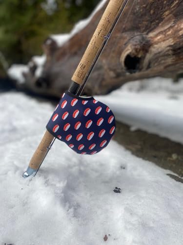 Fishing Reel Cover Reel Case Bag Pouch | Neoprene Material | for Centerpin, Fly, Ocean Reels - color: Catch & Cook