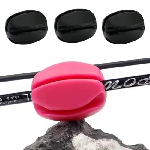 3 Pcs Fishing Rod Bundler Holder, Fishing Rod Storage Rack, 5 Holes Fishing Rod Hook Keeper, Portable Fishing Rod Fixed Ball Fishing Accessories for Fishing