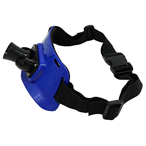 TIHOOD Fighting Rod Pole Holder Adjustable Waist Gimbal Belt Padded Fishing Waist Belt Professional Fishermen Gimbal Pad - color: Blue