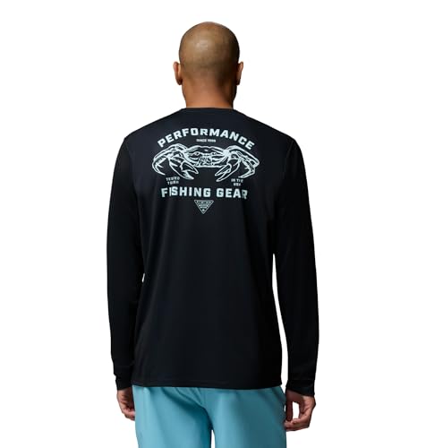 Columbia Men's Terminal Tackle PFG Sea Creature Long Sleeve - color: Black, size: X-Large