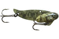 (2 Pack) - Blitz Lures Fishing Lures Metal VIB Hard Spinner Blade Baits for Bass Walleyes Trout Fishing Spoons - Blitz Blades Made in USA Zinc - color: GOBY, size: 1/2OZ