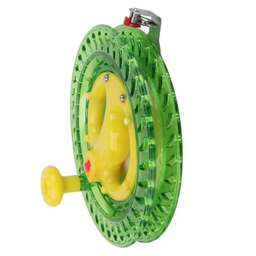 Dilwe Fishing Line Reel, ABS Multifunction Sea Fishing Wheel Hand Wire Wrapping Fly Line Fishing Reel Accessory - color: Green