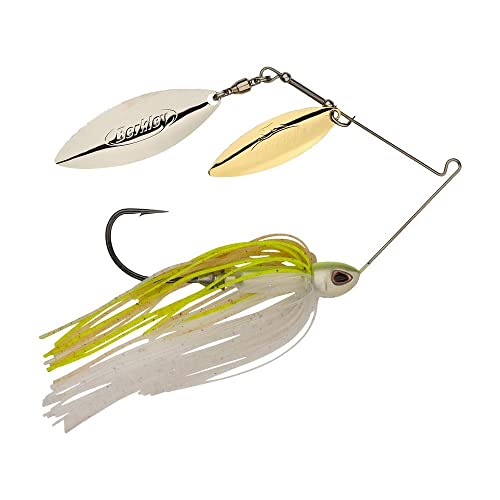 Berkley Power Blade Compact Fishing Spinnerbaits - color: E2 Magic/Gold + Silver, size: 1 oz - Willow Willow