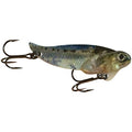 (2 Pack) - Blitz Lures Fishing Lures Metal VIB Hard Spinner Blade Baits for Bass Walleyes Trout Fishing Spoons - Blitz Blades Made in USA Zinc - color: REAL SHAD, size: 1/2OZ