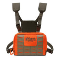 MYDAYS Chest Rig for Men, Chest Bag for Fishing, Waterfowl, Upland Game, Turkey, Tactical - color: Orange