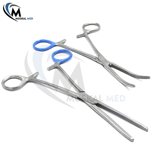 Ultimate Hemostat Set 6 Piece Ideal for Hobby Tools Electronics Fishing and Taxidermy