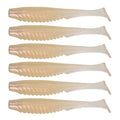 6th Sense – Party Paddle 4.3" – Saltwater Swimbait – Inshore Fishing – Redfish/Trout/Snook – Paddle Tail Soft Plastic - color: Bloody Pearl