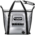 THKFISH Insulated Fish Cooler Bag, 25x17.5in Portable Soft Cooler Bag for Caught Fish, Travel, Beach, Camping, Picnic, Lunch, Fishing, 24HR Cold Retention - color: Silver --25x17.5x8.6"