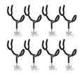 Fishing Rod Holders for Boat 8Pcs of 20 Degree 4 Inch | Sure Grip Steel Rod Boat Holder Fishing Rod Holder with Mounting Base Boat Rod Holders for Fishing