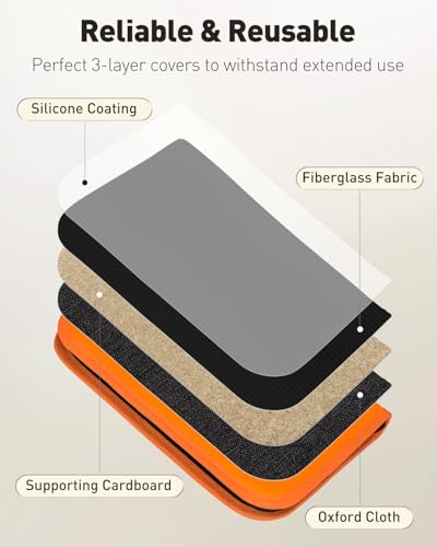 Uniclife Zippered Key Case Organizer Waterproof and Fireproof Orange Key Binder with 24 Hooks and Tags Portable Key Storage Book for Offices Real Estate Agencies Hotels and Rental Management (Orange) - color: Orange, size: 24 Keys