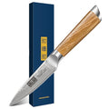 HOSHANHO Damascus Paring Knife 3.75 Inch, Professional 67 Layers Damascus Super Steel Small Fruit Knife, Super Sharp Hand Forged Japanese Paring Knife - style: 3.75 inch Paring Knife