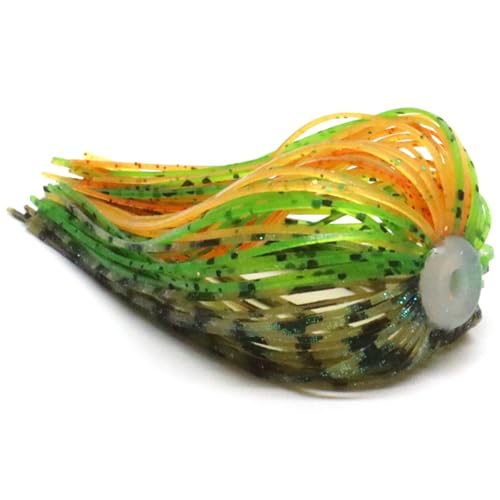 Harmony Fishing – Quick Change Umbrella Skirts for Fishing Jigs, Spinnerbaits, Buzzbaits, Lures, Baits (10 Pack) - color: Perch
