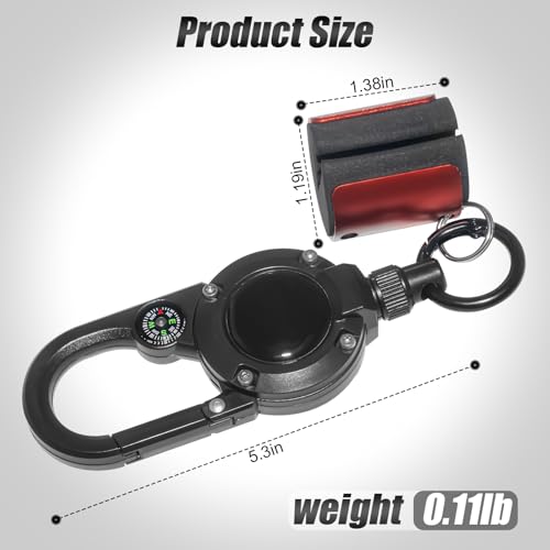 Fishing Rod Clip, Wearable Fishing Rod Holder, Portable Fishing Rod Accessory, Suitable for Fly Fishing, Stream Fishing, and Micro Tackle