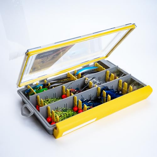 Deluxe Fishing Tackle Box, Waterproof 3600 & 3700 Terminal Tackle Trays, Organizer Includes 2 Type Dividers (3600-2 universal 1 pack) - color: 3600-2 universal 1 pack