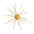 Tentacle Creature Lure Floating Fishing Lure Simulation Sea Urchin Bait Artificial Baits for Bass Fishing - color: Flash gold