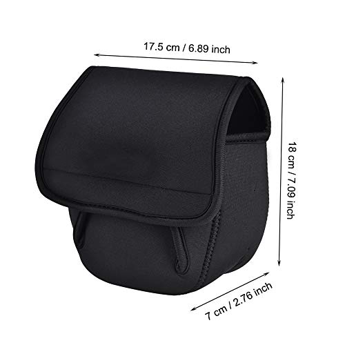 2 Sizes Leo Spinning Reel Cover, Baitcasting Trolling Fishing Reel Pouch Bag, Fishing Spinning Reel Cover Pouch for Outdoor Use - size: Small