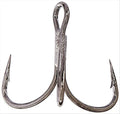 Mustad KVD Elite Triple Grip Treble 2X Short 1X Strong - color: Black Nickel, size: Size 4 (Pack of 11)
