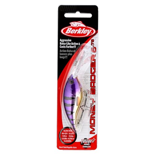 Berkley Money Badger Fishing Hard Bait - color: Viking Perch, size: 2.6 in - 6.75 (1/2 oz)